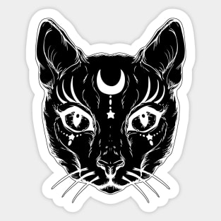 Witches Cat Sticker